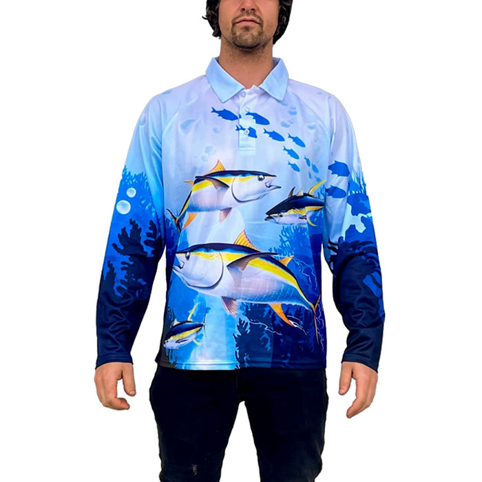 Custom Long Sleeve Fishing Shirt - Sim Crawcour Pty Ltd