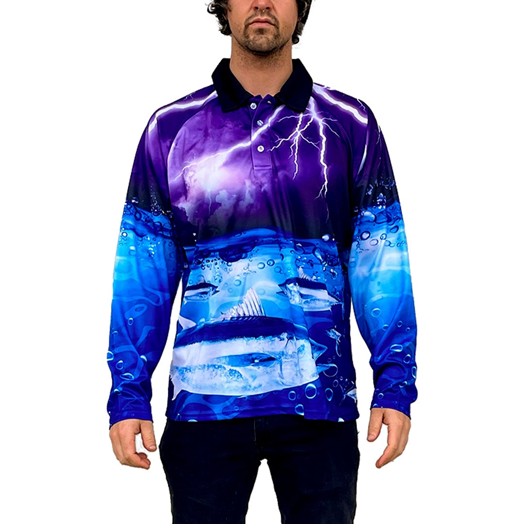 Custom Long Sleeve Fishing Shirt - Sim Crawcour Pty Ltd